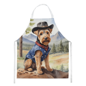 Welsh Terrier Cowboy Welcome Apron