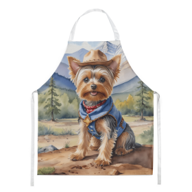 Yorkshire Terrier/Yorkie Cowboy Welcome Apron