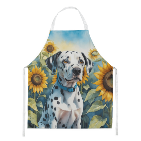 Dalmatian in Sunflowers Apron