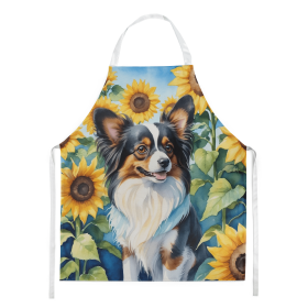 Papillon in Sunflowers Apron