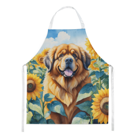 Mastiff - Tibetan - in Sunflowers Apron