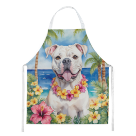 American Bulldog Luau Apron