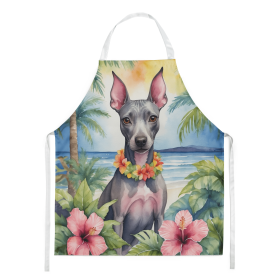 American Hairless Terrier Luau Apron