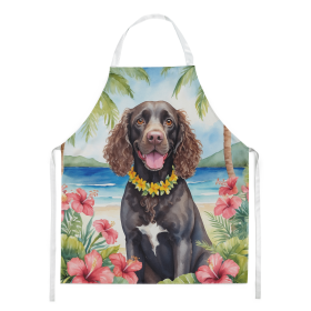 American Water Spaniel Luau Apron