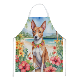 Basenji Luau Apron