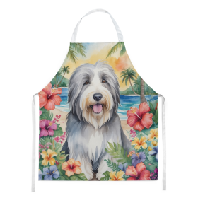 Bearded Collie Luau Apron