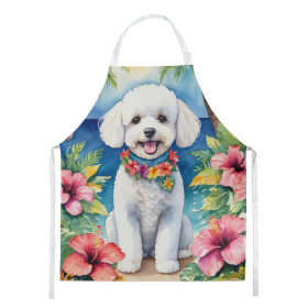 Bichon Frise Luau Apron