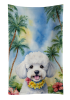 Bichon Frise 2 Luau Kitchen Towel