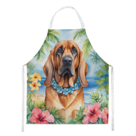 Bloodhound Luau Apron