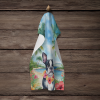 Boston Terrier 1 Luau Kitchen Towel