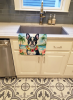 Boston Terrier 3 Luau Kitchen Towel