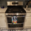 Boston Terrier 4 Luau Kitchen Towel