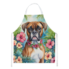 Boxer Luau Apron