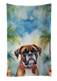 Boxer 2 Luau Kitchen Towel