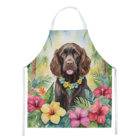 Boykin Spaniel Luau Apron