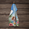 Brittany Spaniel Luau Kitchen Towel