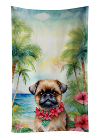 Brussels Griffon 1 Luau Kitchen Towel