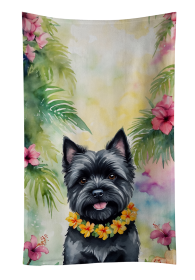 Cairn Terrier 2 Luau Kitchen Towel