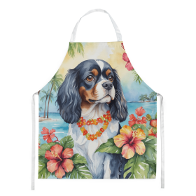 Cavalier King Charles Spaniel Luau Apron