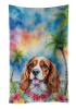 Cavalier King Charles Spaniel 2 Luau Kitchen Towel