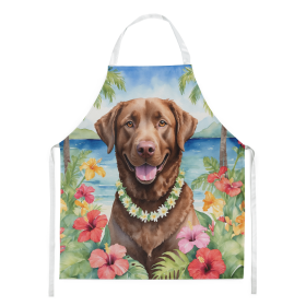 Chesapeake Bay Retriever Luau Apron