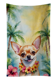 Chihuahua 2 Luau Kitchen Towel