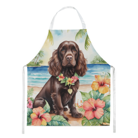 Cocker Spaniel Luau Apron