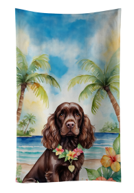 Cocker Spaniel 1 Luau Kitchen Towel