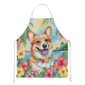 Corgi Luau Apron