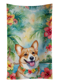 Corgi 1 Luau Kitchen Towel