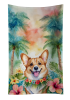 Corgi 2 Luau Kitchen Towel