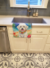 Coton de Tulear Luau Kitchen Towel