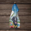 Curly-Coated Retriever Luau Kitchen Towel