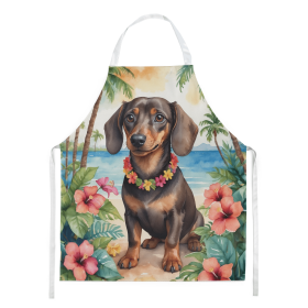 Dachshund Luau Apron