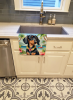 Dachshund 2 Luau Kitchen Towel