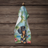 Dachshund 2 Luau Kitchen Towel