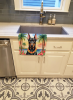 Doberman Luau Kitchen Towel