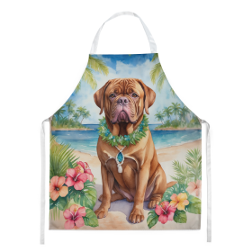 Dogue de Bordeaux Luau Apron