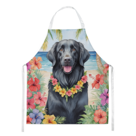 Flat-Coated Retriever Luau Apron