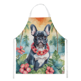 French Bulldog Luau Apron