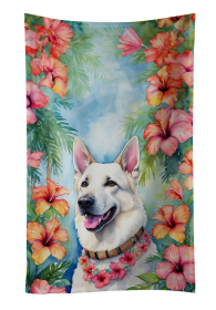 German Shepherd - White - Luau Kitchen Towel