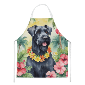 Giant Schnauzer Luau Apron