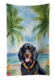 Gordon Setter Luau Kitchen Towel