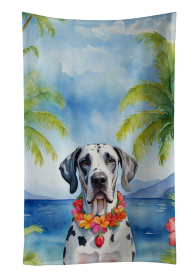 Great Dane 2 Luau Kitchen Towel