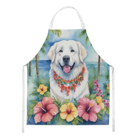 Great Pyrenees Luau Apron