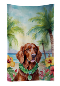 Irish Setter Luau Kitchen Towel