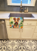 Irish Terrier Luau Kitchen Towel