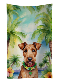 Irish Terrier Luau Kitchen Towel