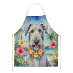 Irish Wolfhound Luau Apron