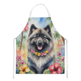 Keeshond Luau Apron